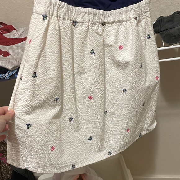 Lilly Pulitzer Navy & White Halter Dress, EUC Medium with sailboat/wheel detail - Picture 5 of 7